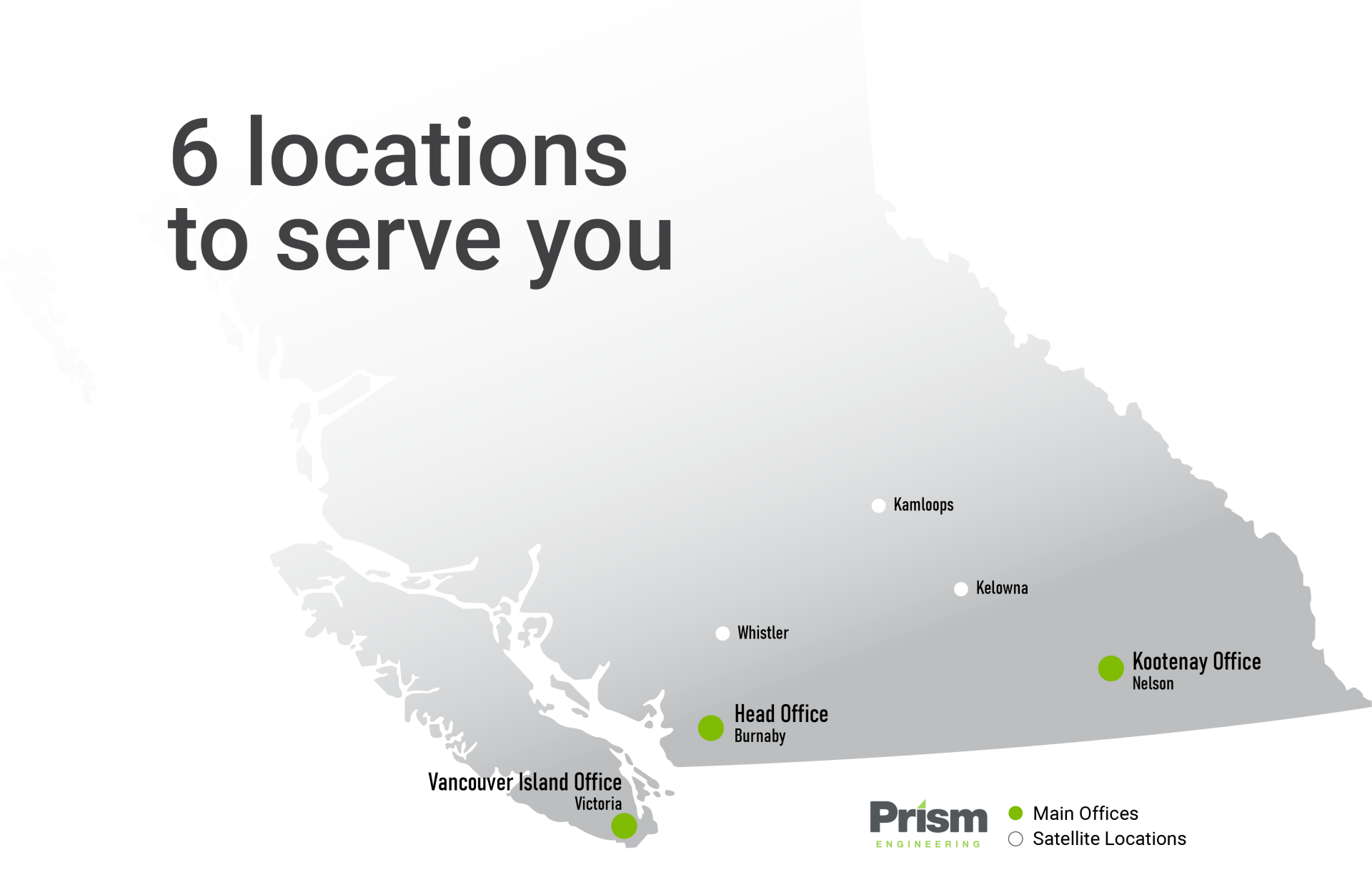 Prism Engineering Location Map