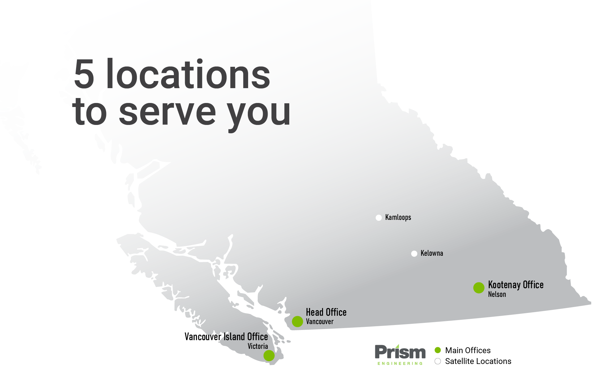 Prism Engineering Location Map